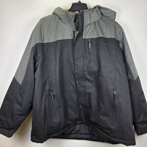 Free Country Men's Jet Black Puffer Jacket 5X Water Wind Resistant Warm